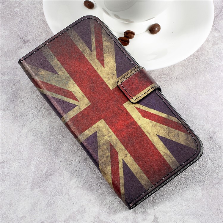 Pattern Printing Leather Wallet Folio Flip Case for HTC U Play - The British Flag-3