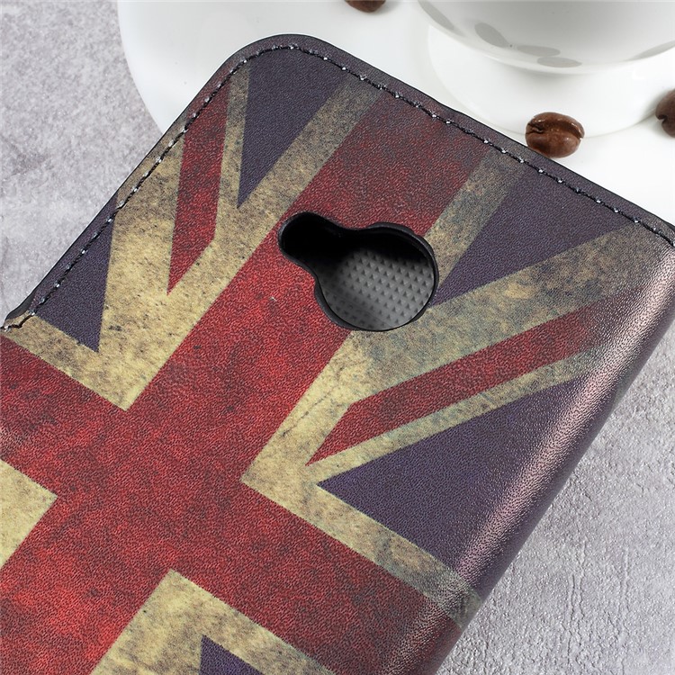 Pattern Printing Leather Wallet Folio Flip Case for HTC U Play - The British Flag-8