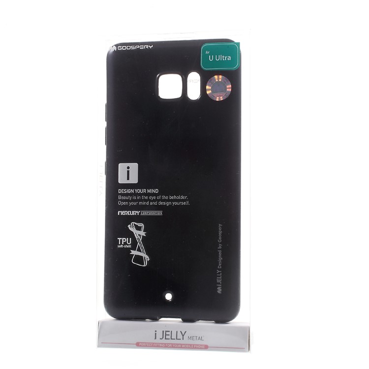 MERCURY GOOSPERY i JELLY TPU Case for HTC U Ultra - Black-7