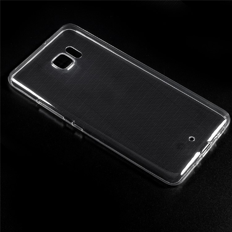 Ultra Thin Flexible TPU Mobile Phone Back Case for HTC U Ultra - Transparent-1