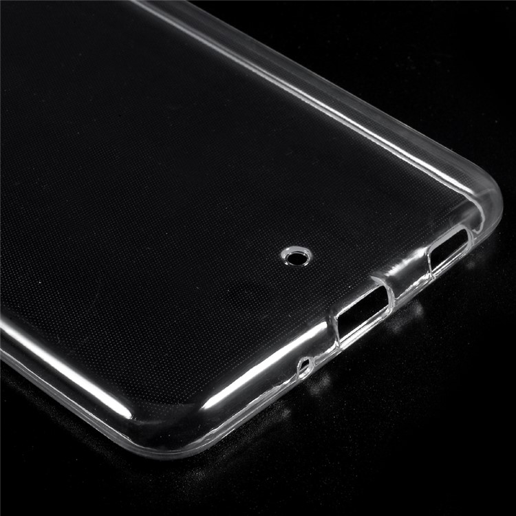 Ultra Thin Flexible TPU Mobile Phone Back Case for HTC U Ultra - Transparent-3