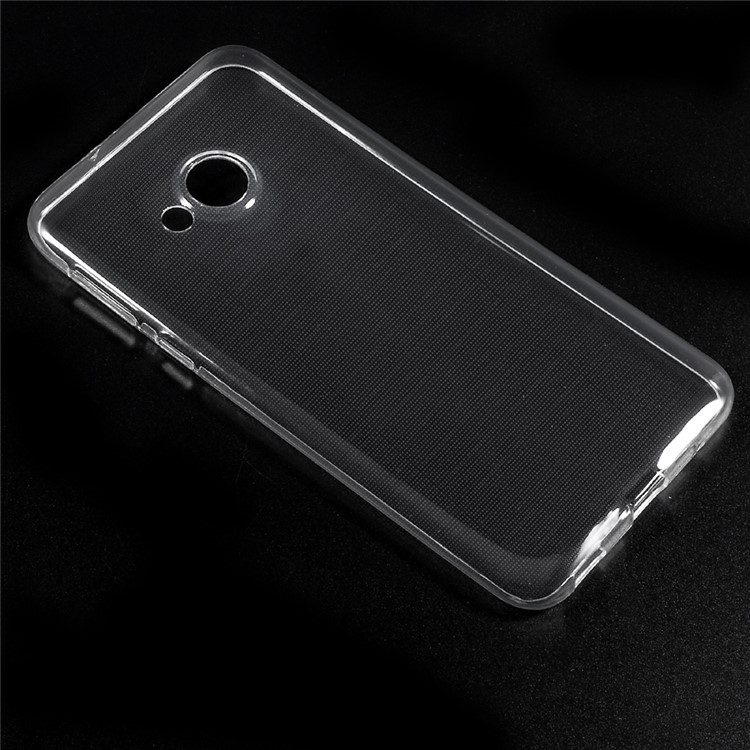Ultra Thin Flexible TPU Phone Back Shell for HTC U Play - Transparent-1