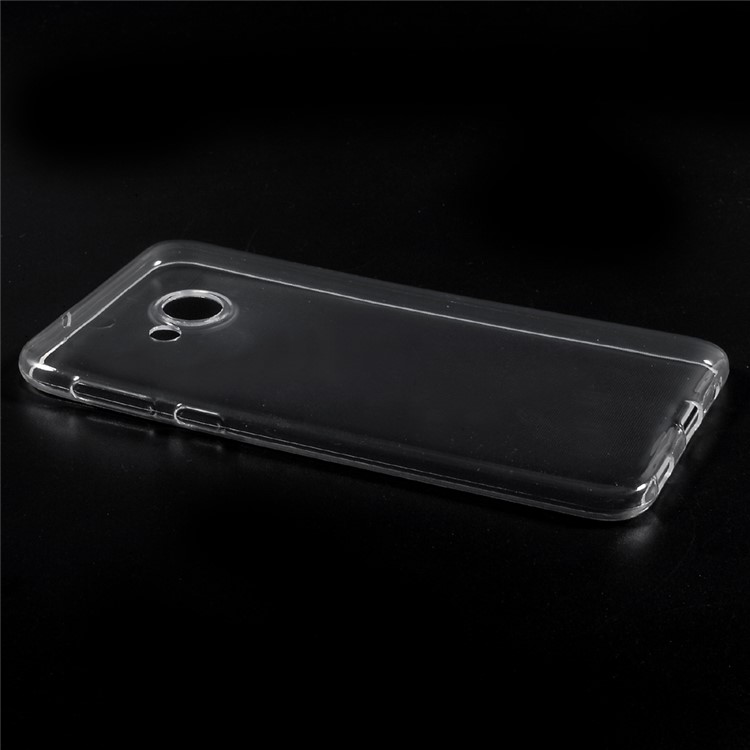 Ultra Thin Flexible TPU Phone Back Shell for HTC U Play - Transparent-2