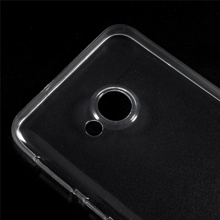 Ultra Thin Flexible TPU Phone Back Shell for HTC U Play - Transparent-4