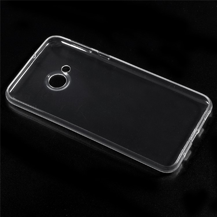 Ultra Thin Flexible TPU Phone Back Shell for HTC U Play - Transparent-5