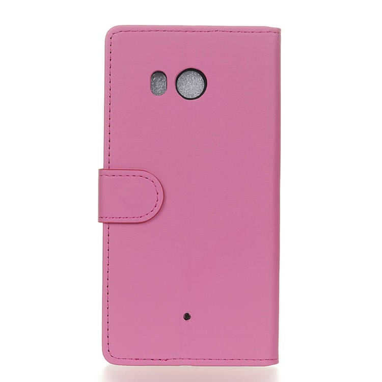 Wallet Leather Stand Accessory Casing for HTC U11 - Rose-2