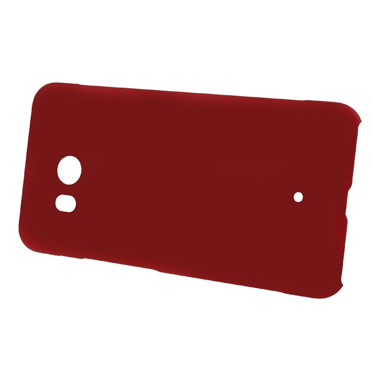 Rubberized PC Hard Shell for HTC U11 - Red-2