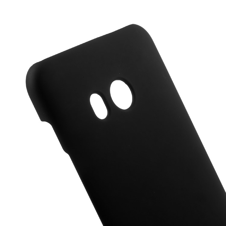 Case Duro de PC de Goma Para HTC U11 - Negro