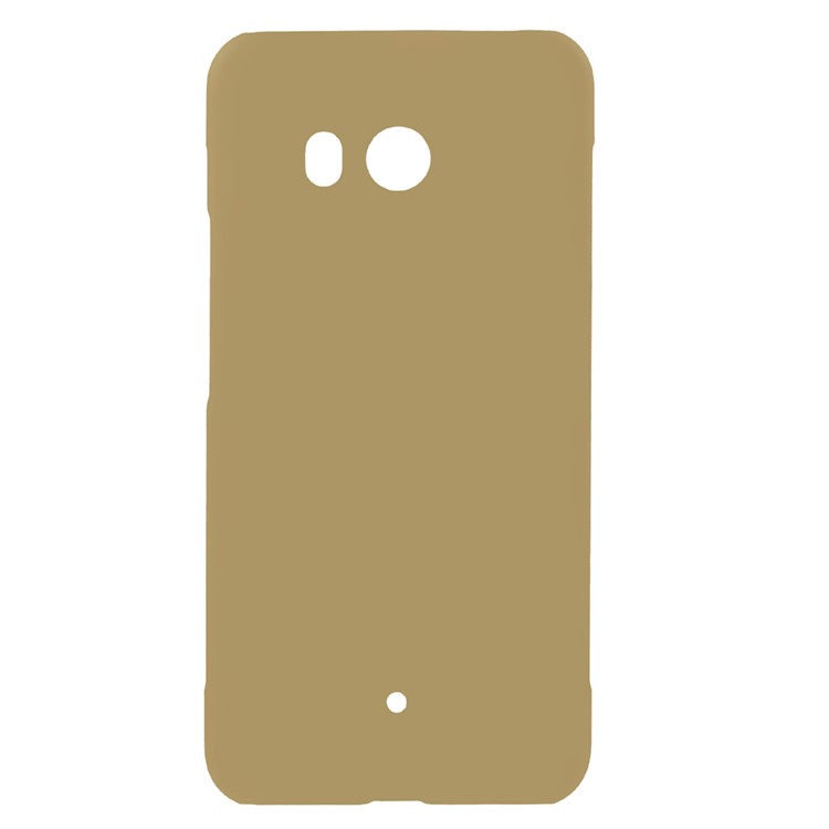 Rubberized Plastic Hard Shell for HTC U11 - Gold-1