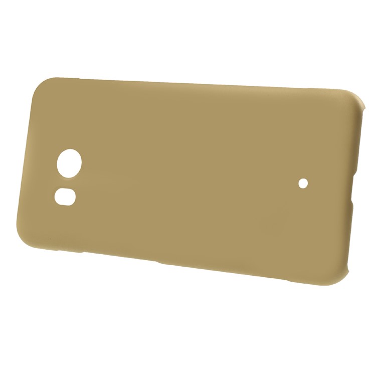 Rubberized Plastic Hard Shell for HTC U11 - Gold-2