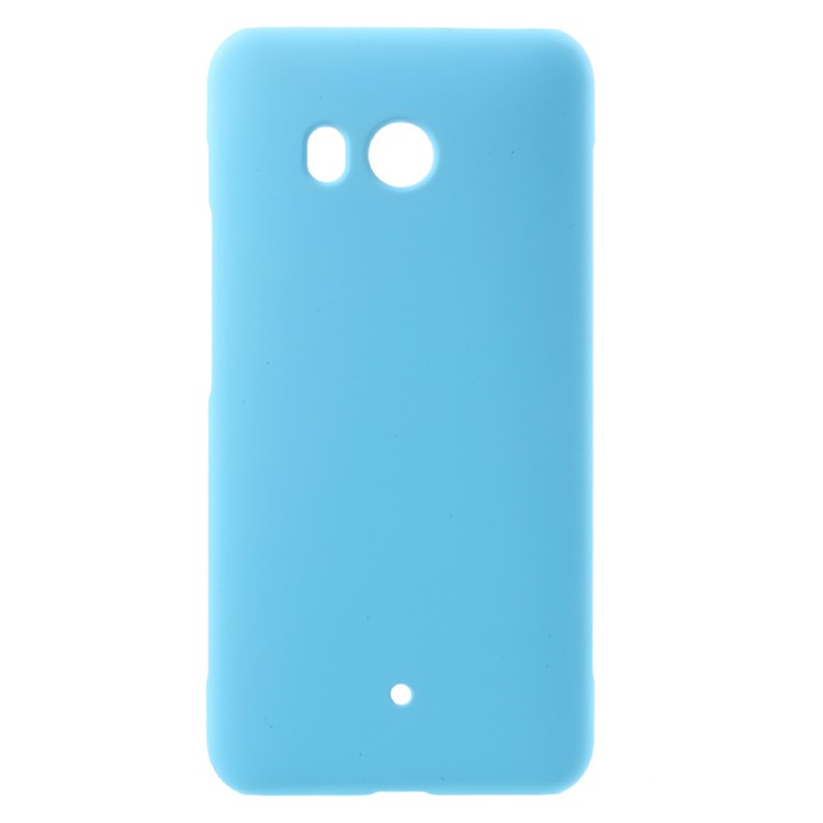 Rubberized PC Hard Back Phone Shell for HTC U11 - Baby Blue-1