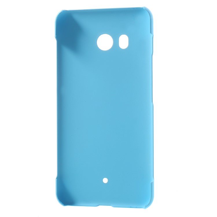 Rubberized PC Hard Back Phone Shell for HTC U11 - Baby Blue-4