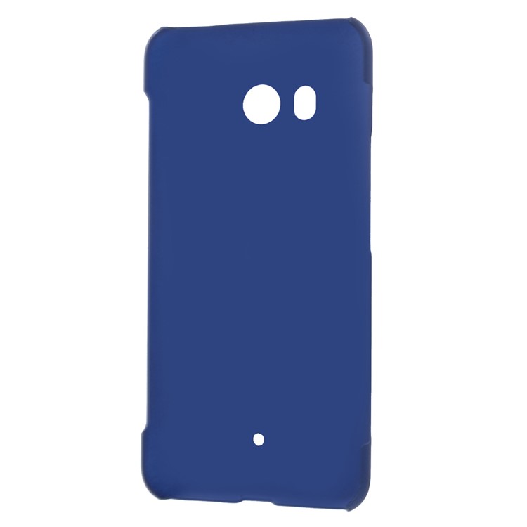 Rubberized Plastic Hard Back Shell for HTC U11 - Dark Blue-4