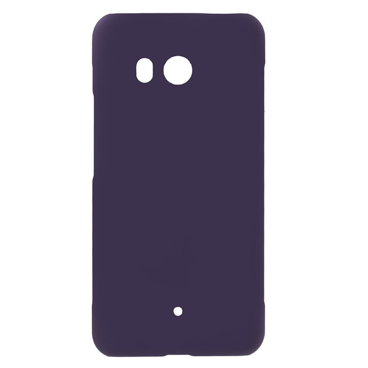 Rubberized Protective PC Hard Phone Shell for HTC U11 - Purple-1