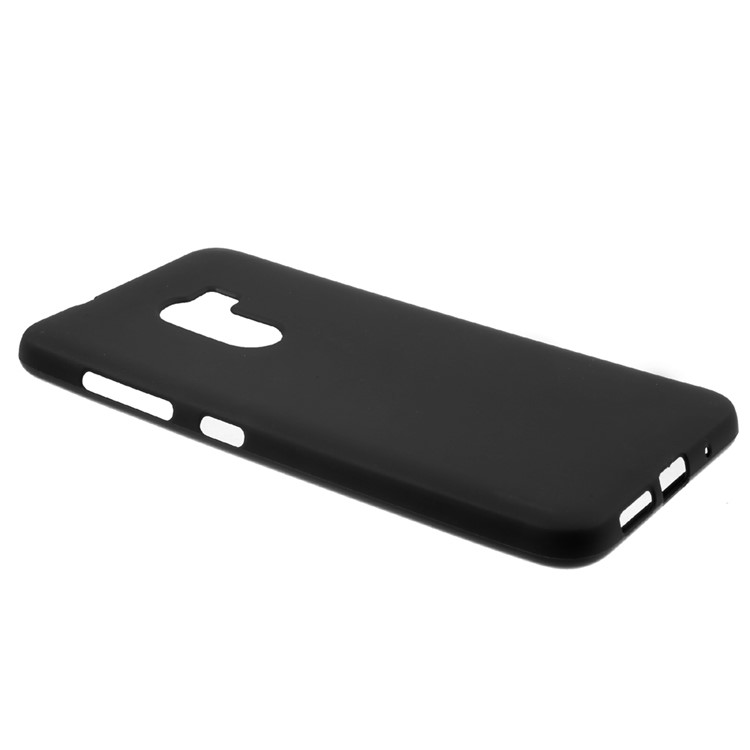 Matte Soft TPU Phone Cover for HTC One X10 - Black-3