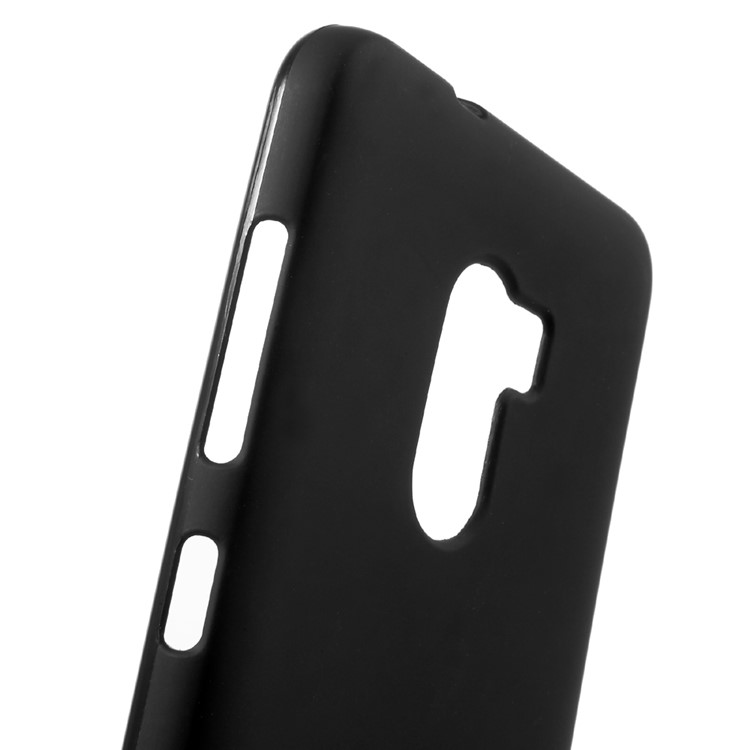 Matte Soft TPU Phone Cover for HTC One X10 - Black-6