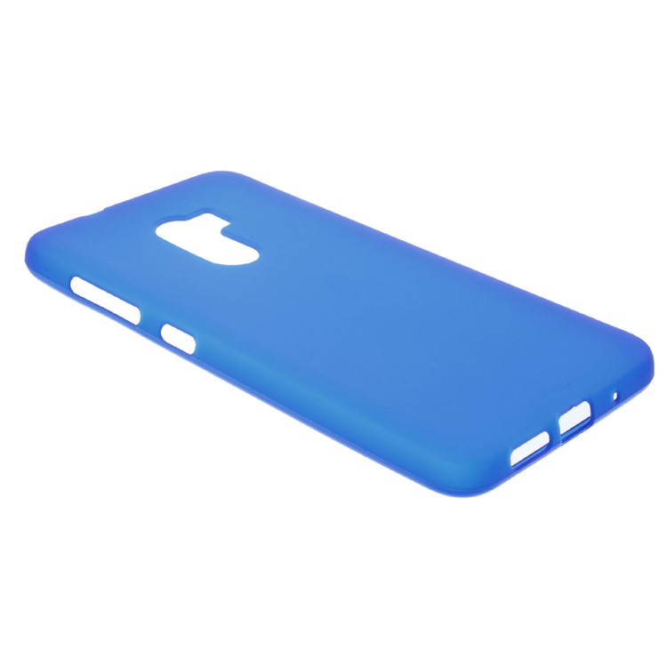Matte Soft TPU Mobile Phone Shell for HTC One X10 - Blue-3