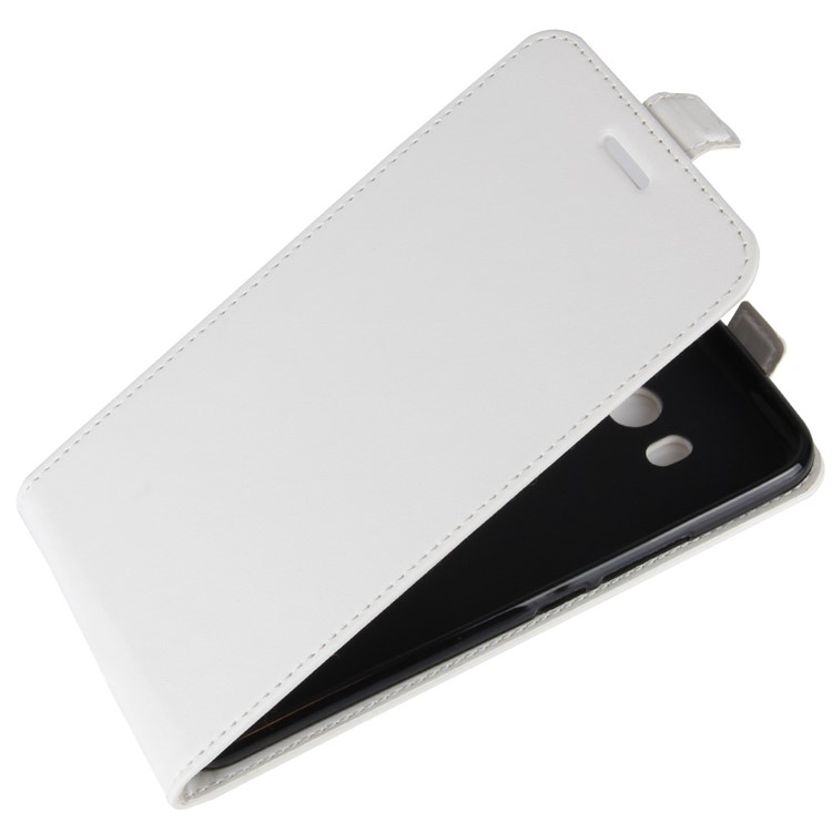 Crazy Horse Vertical Flip Leather Cell Phone Shell with Card/Photo Slot for HTC U11 - White-3