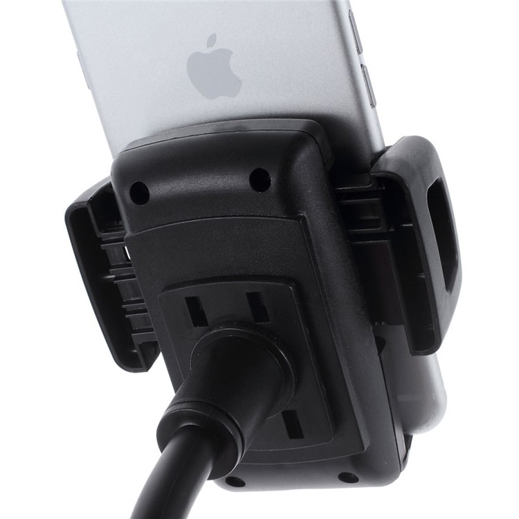 Rotatory USB Charger Car Mount Holder for iPhone Samsung HTC, Width: 35-82mm-3