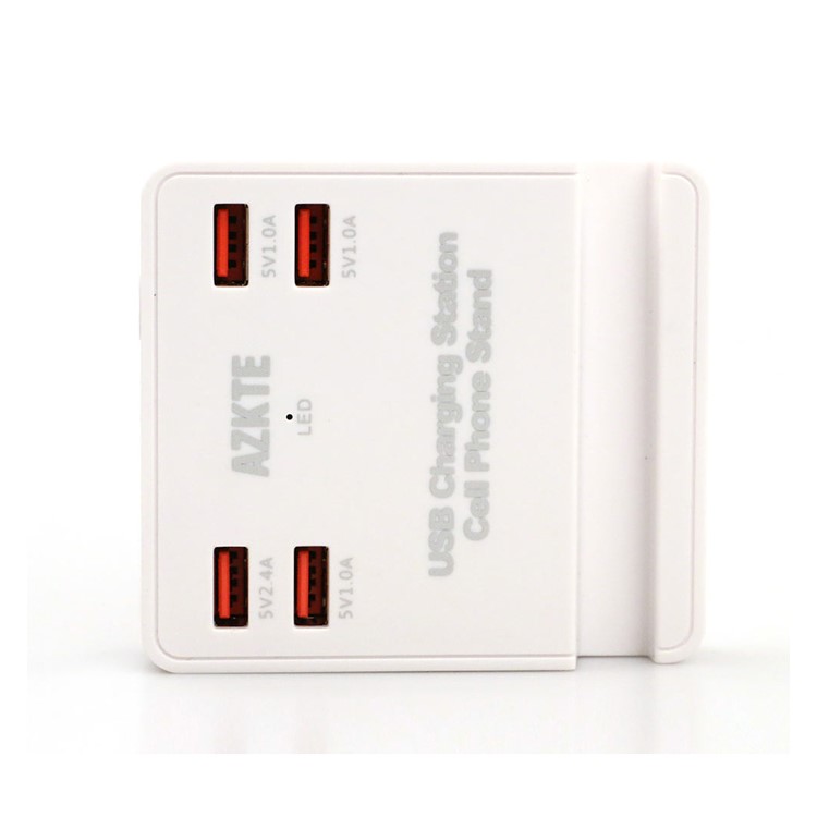 AZKTE 5V 4A USB Charging Station Mobile Phone Stand with 4 USB Ports - AU Plug-3