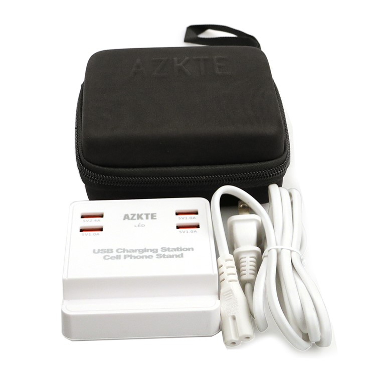 AZKTE 5V 4A USB Charging Station Mobile Phone Stand with 4 USB Ports - AU Plug-8