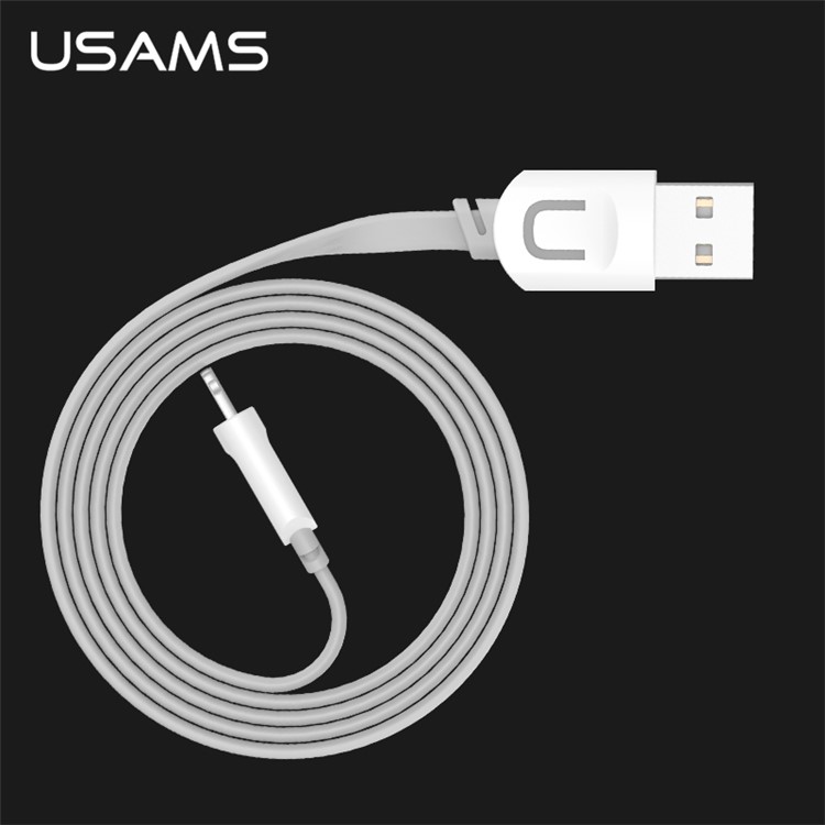USAMS Double Ports USB Travel Charger + Micro USB Charging Cable for Huawei Xiaomi - White / EU Plug-5