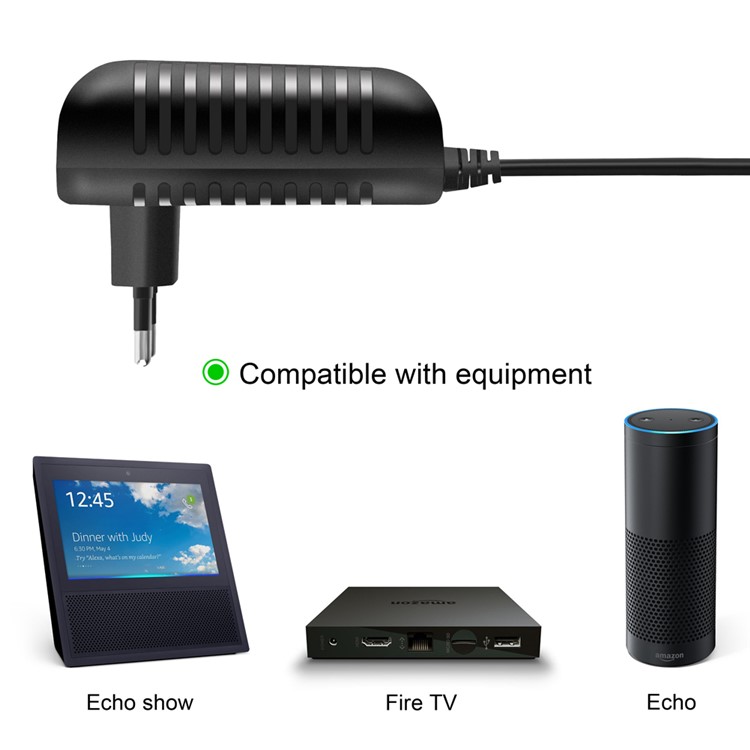 K13 21W Power Adapter for Amazon Echo/Fire TV/Echo Show - EU Plug-3