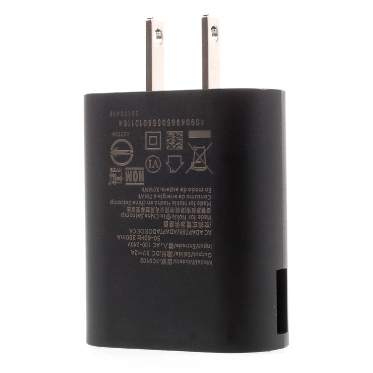 OEM Nokia 2A USB Travel Wall Charger Adapter for Nokia 6 - US Plug-3