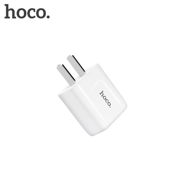 HOCO C2 5V 2.1A Wall Charger Adapter + USB Type-C Cable Kit for Samsung Huawei Sony - US Plug-2