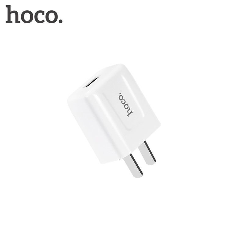 HOCO C2 5V 2.1A Wall Charger Adapter + USB Type-C Cable Kit for Samsung Huawei Sony - US Plug-5