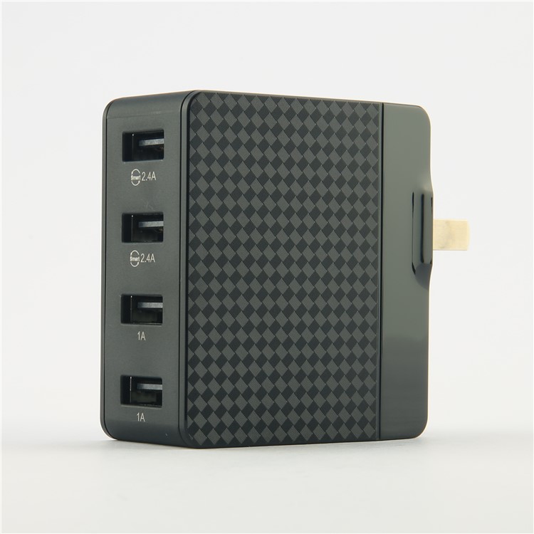 PISEN 4-Port Portable USB Charger Travel Charger Wall Charging Station Adapter-20
