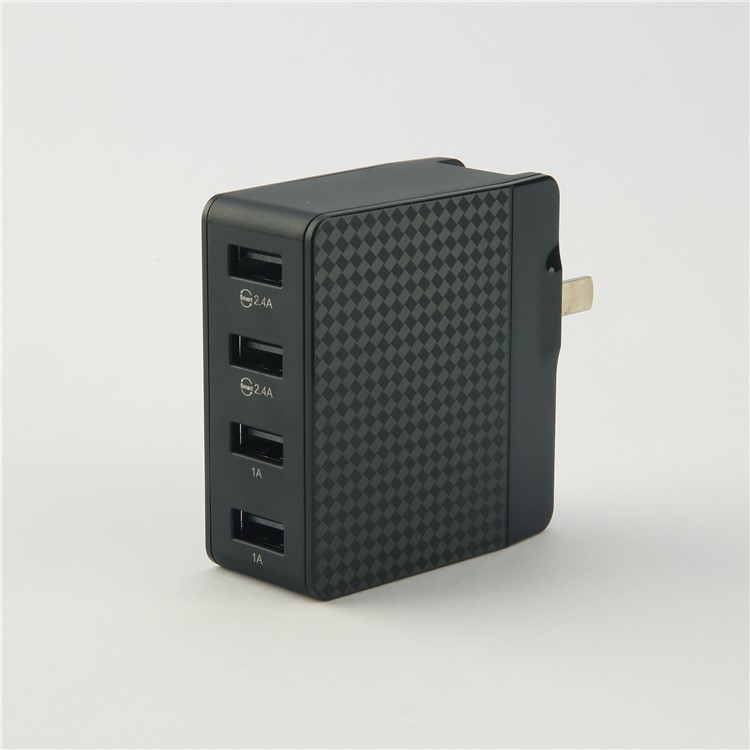 PISEN 4-Port Portable USB Charger Travel Charger Wall Charging Station Adapter-6