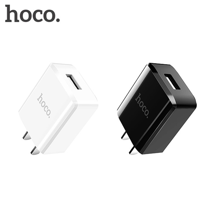 HOCO C27 5V 2A Single USB Port Wall Travel Charger for iPhone Samsung Huawei - Black / CN Plug-2