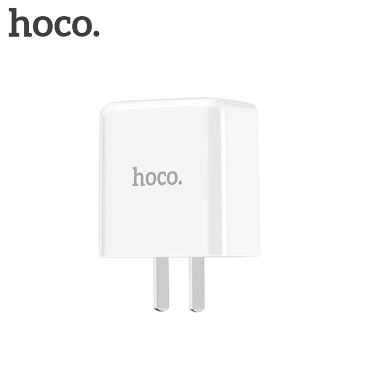 HOCO C29 Quick Charge QC3.0 Single USB Port Wall Travel Charger for LG G6 Etc. - White / CN Plug-2