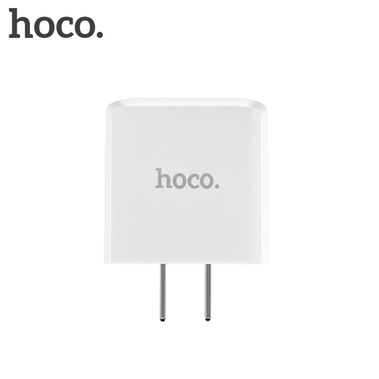 HOCO C29 Quick Charge QC3.0 Single USB Port Wall Travel Charger for LG G6 Etc. - White / CN Plug-5