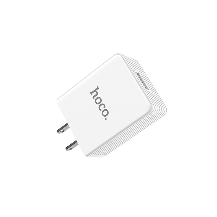 HOCO C34 Single USB Quick Charge QC 3.0 Wall Charger for iPhone Samsung Huawei - US Plug-1