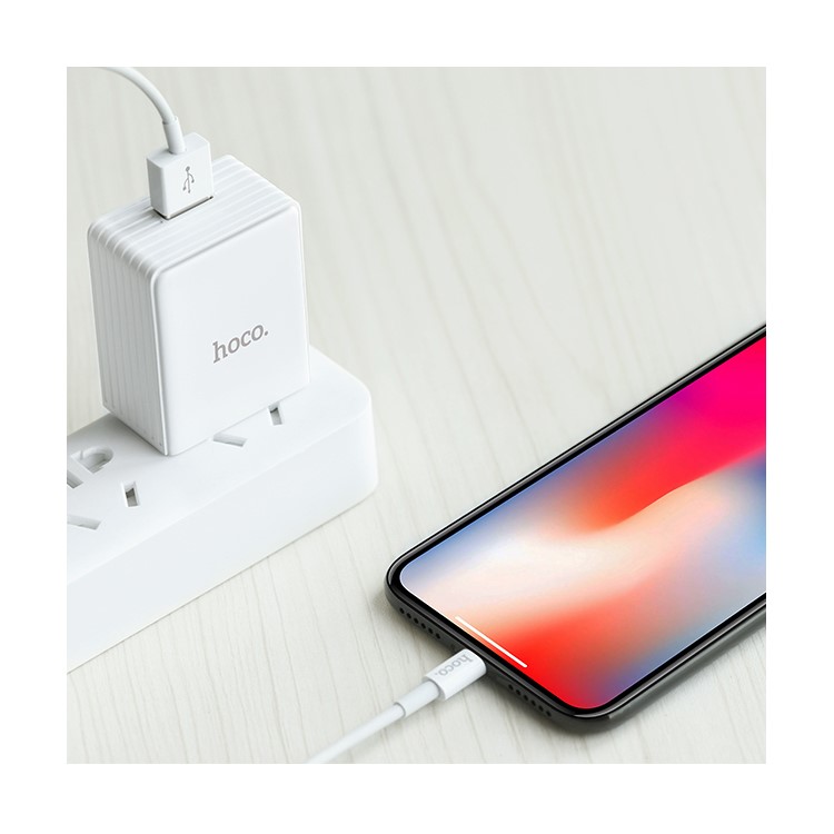 HOCO C34 Single USB Quick Charge QC 3.0 Wall Charger for iPhone Samsung Huawei - US Plug-7