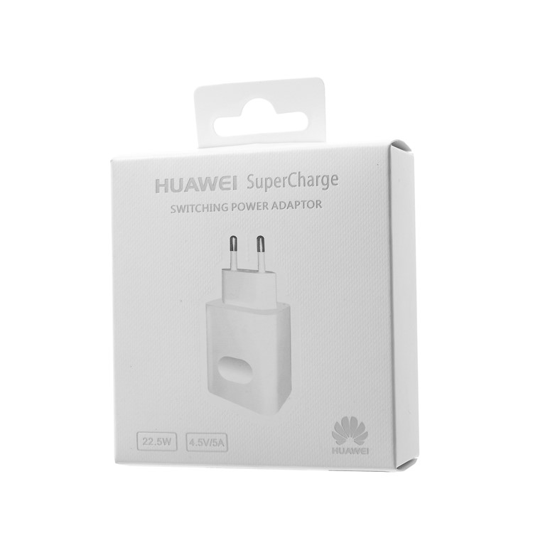 OEM HUAWEI SuperCharge Single USB Port Wall Charger for Huawei Mate 9/Mate 9 Pro Etc. - White / EU Plug-5