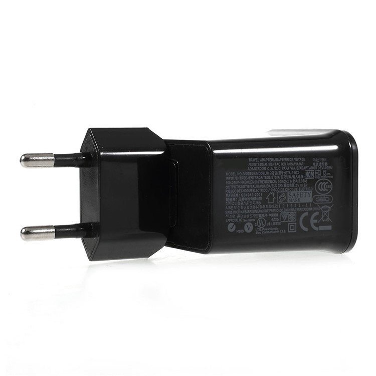 ETA-P10X 5V 2A Wall Charger AC Adapter for Samsung Galaxy Tab P1000 - Black / EU Plug-4