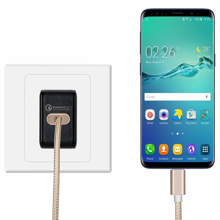 MOMAX USB Charger Quick Charge 3.0 18W Rapid Wall Charger Adapter for iPhone Samsung Huawei - White-13