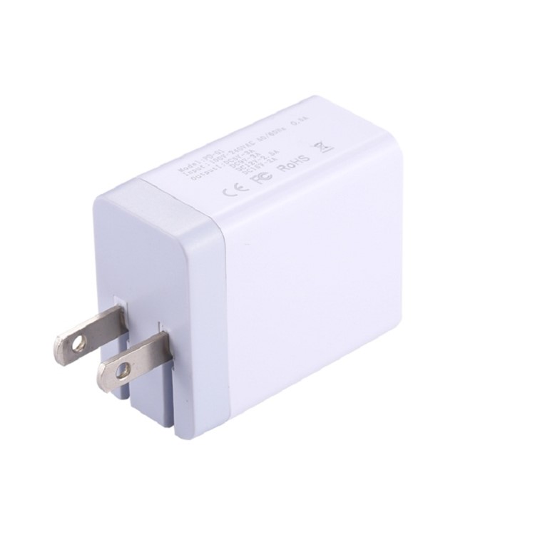30W Travel Wall Charger PD USB Fast Charger for iPhone 8/8 Plus/X etc. - US Plug-4