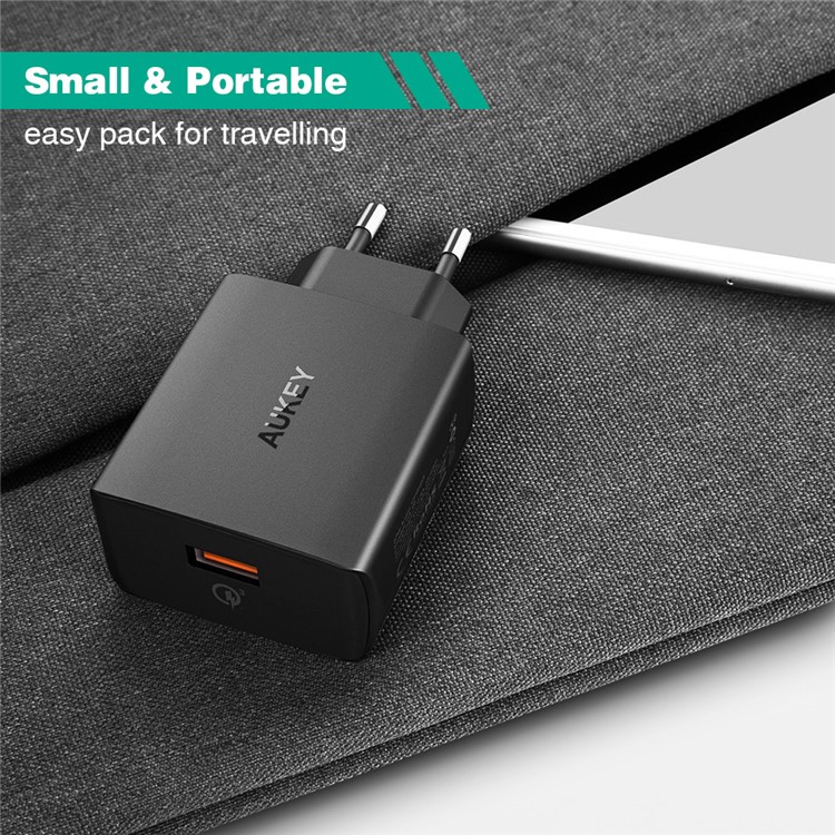 AUKEY PAT17 Quick Charge 3.0 Single USB Travel Wall Charger Fast