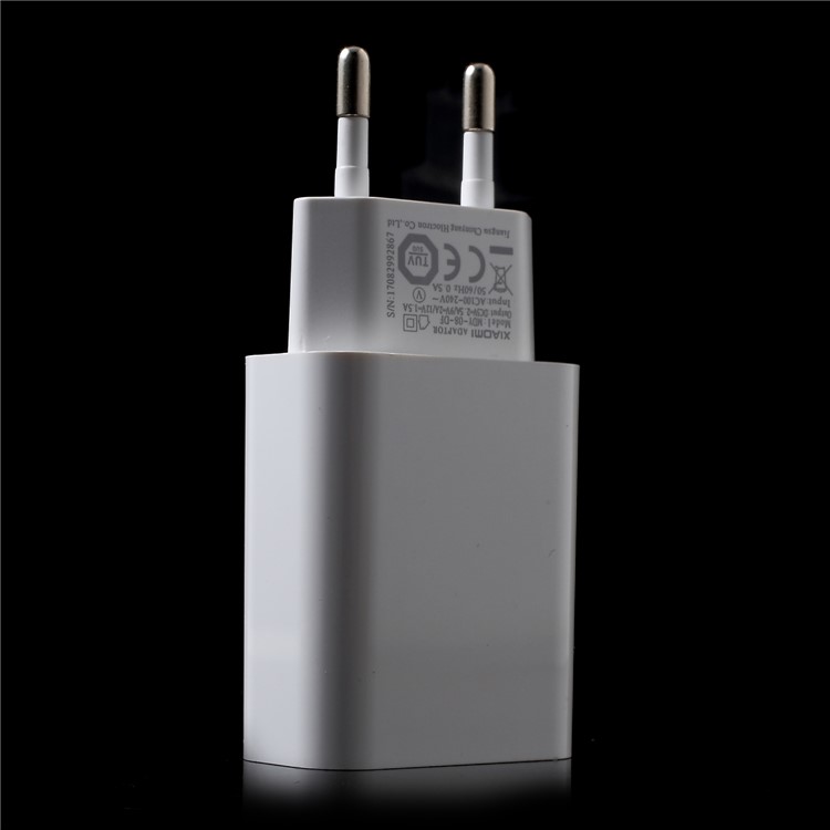 XIAOMI Single USB Port Travel Wall Charger Adapter for Xiaomi iPhone Samsung LG etc - EU Plug-4