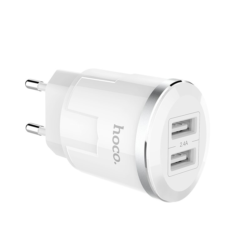 HOCO C38A Thunder Power Dual Ports USB Wall Charger Adapter - EU Plug-4