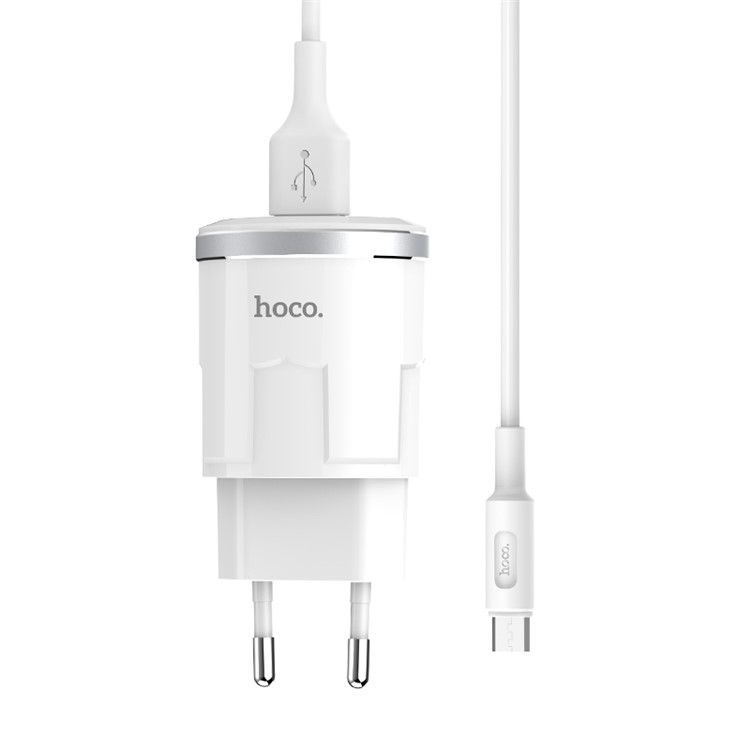 HOCO C37A Thunder Power Charger Set Micro USB Cable + Single USB Wall Charger - EU Plug-7