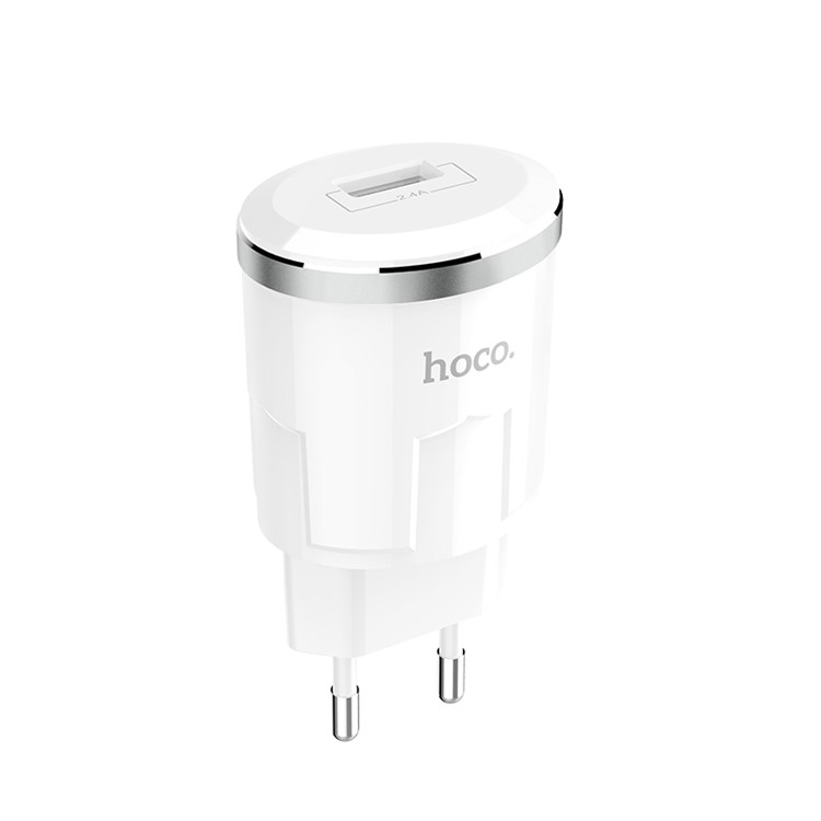 HOCO C37A Thunder Power Single Port USB Wall Charger Adapter - EU Plug-5