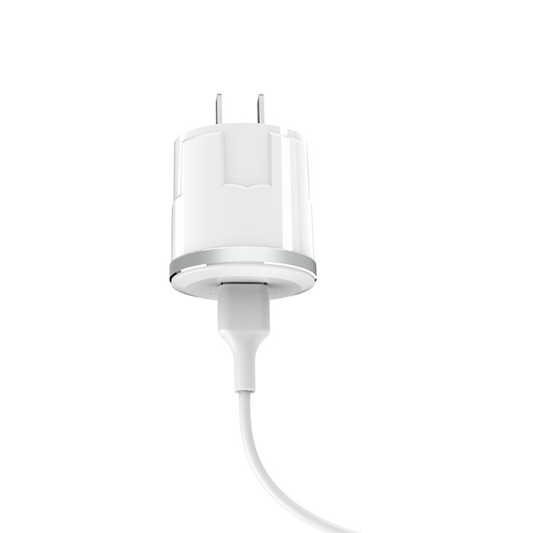 HOCO C37 Thunder Power Single USB Wall Charger + Type C Data Sync Charge Cable - US Plug-4