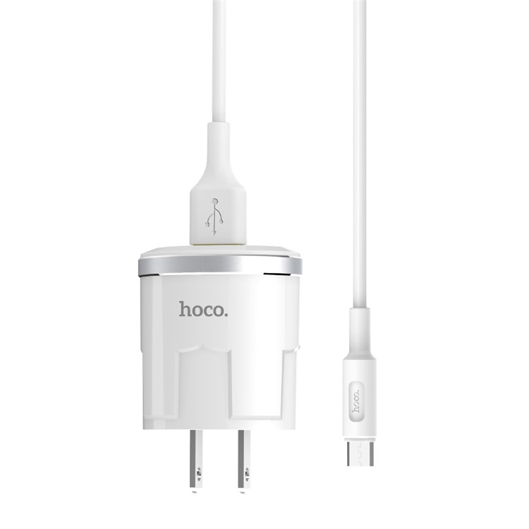 HOCO C37 Thunder Power Charger Set Micro USB Cable + Single USB Wall Charger - US Plug-6