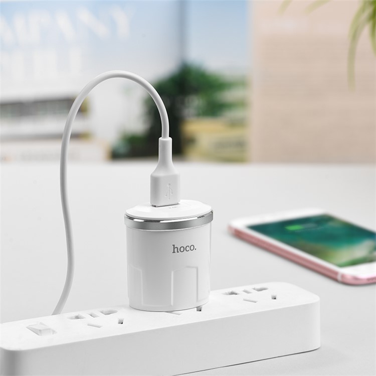 HOCO C37 Thunder Power Single USB Wall Charger - US Plug-11