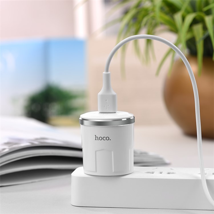 HOCO C37 Thunder Power Single USB Wall Charger - US Plug-9